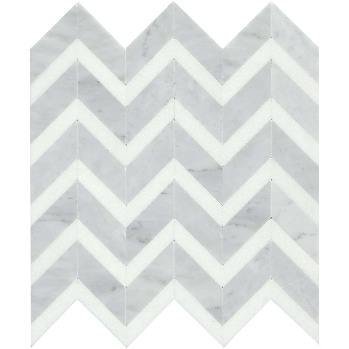 Bizou Polished Chevron Mosaic